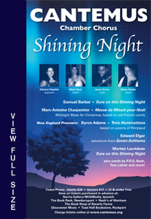 Shining Night: Songs of a Night Sky, Dec. 3 & 4, 2012